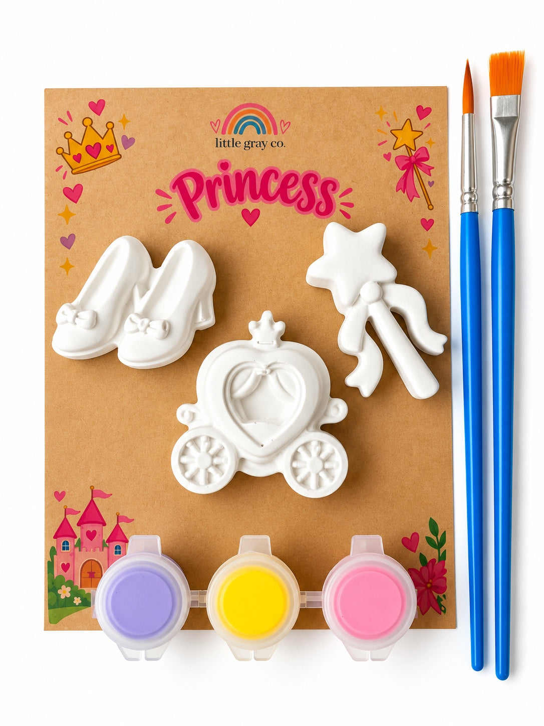 Little Gray Co Princess plaster paint kit - Carriage option