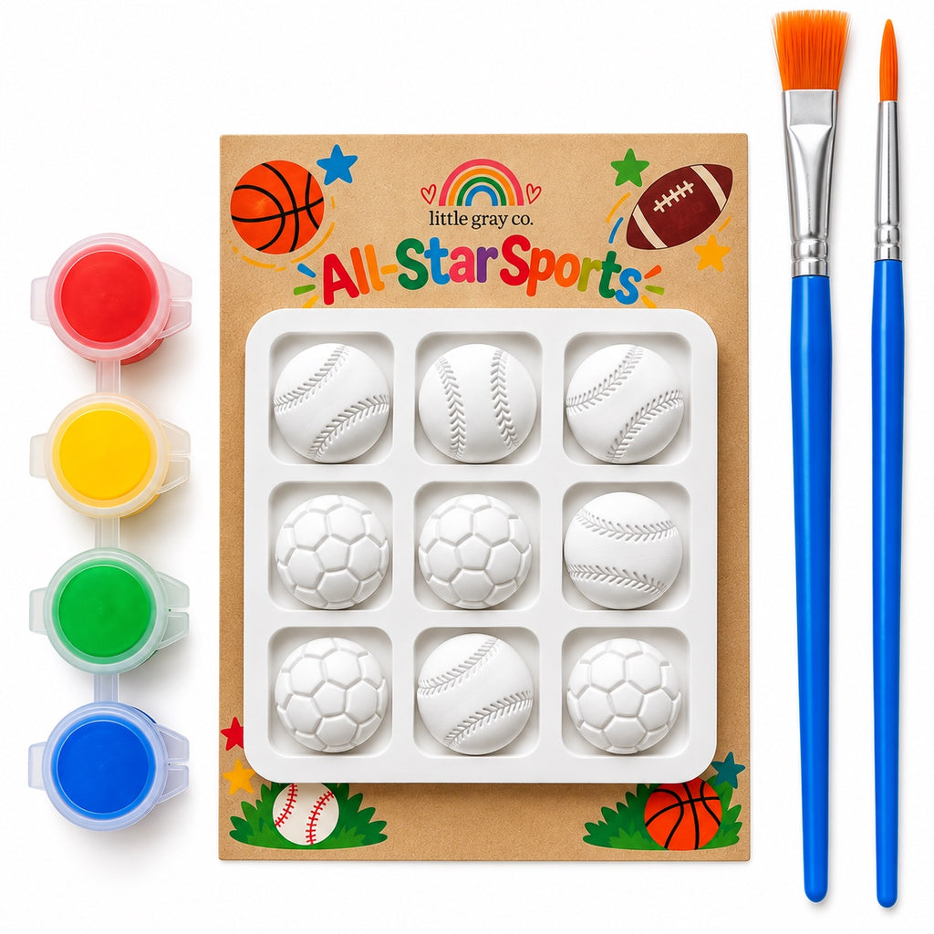 All-Star Sports tic-tac-toe plaster pieces