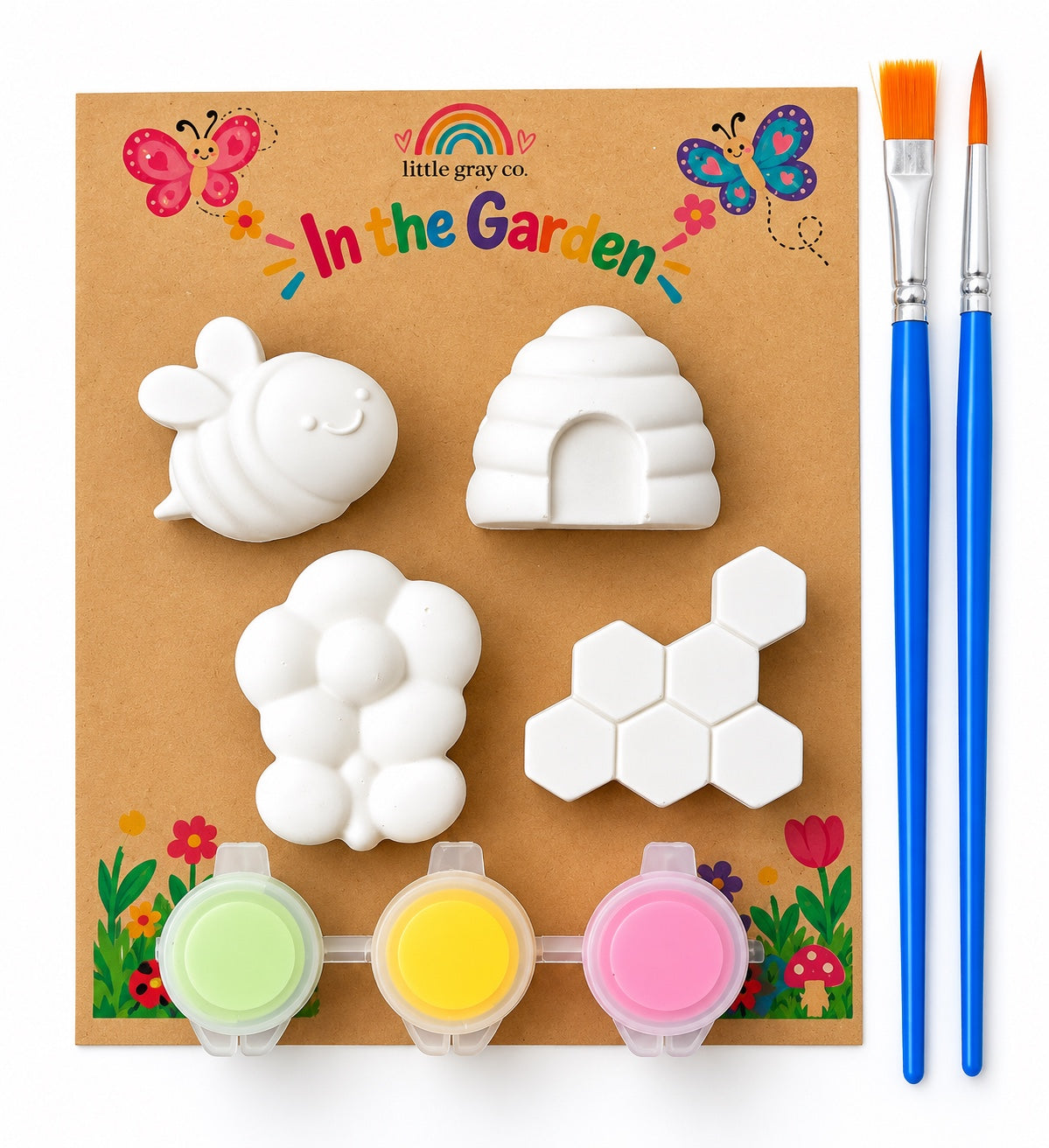 In the Garden – Bee & Beehive plaster paint kit