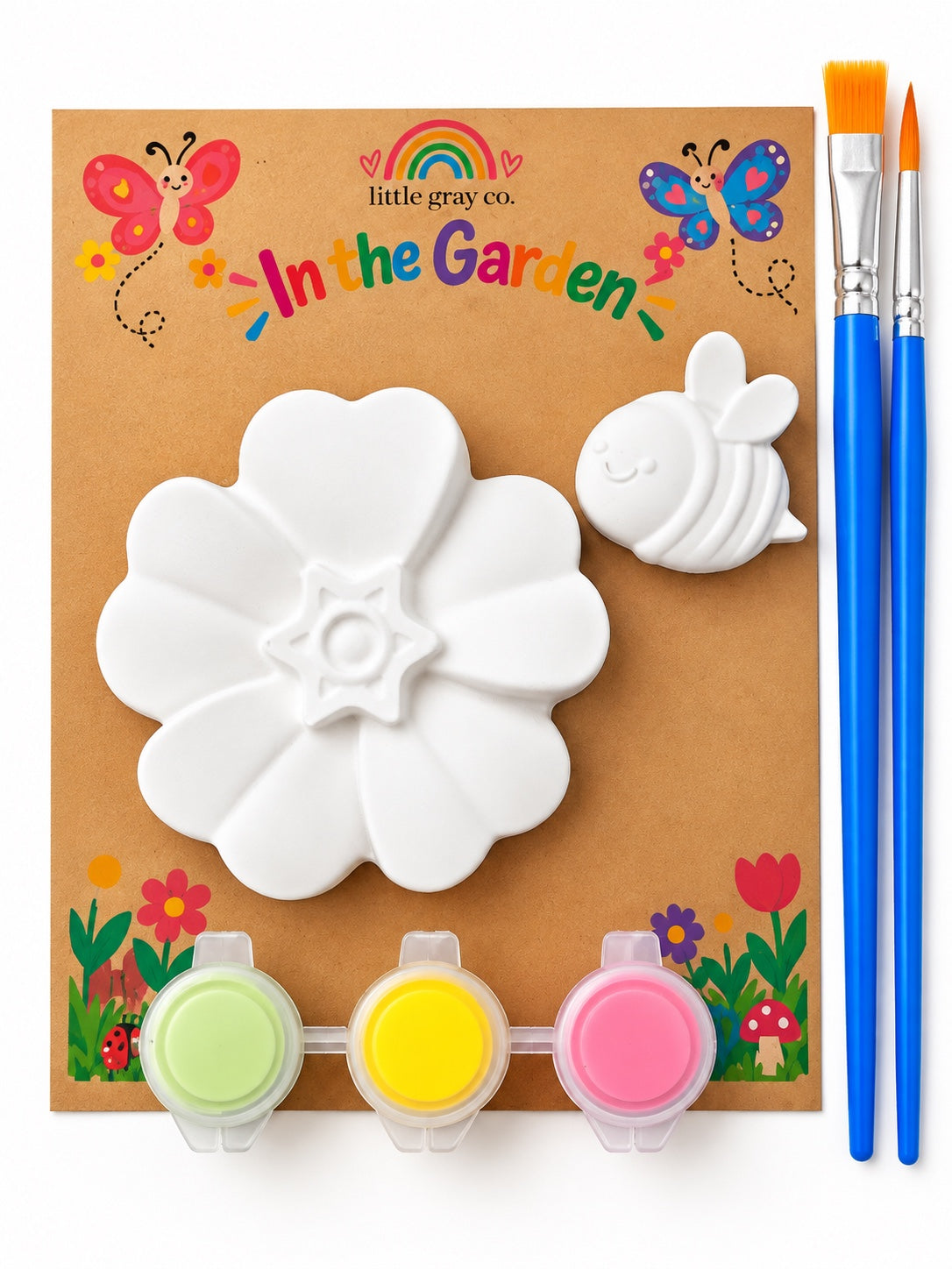In the Garden – Flower & Bee plaster paint kit